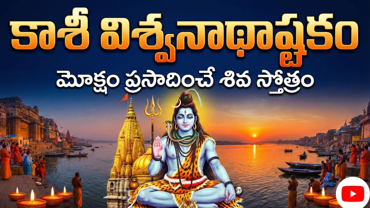 మోక్షం ప్రసాదించే శివ స్తోత్రం కాశీ విశ్వనాథాష్టకం  Kashi Vishwanath Ashtakam | Powerful ShivStotram