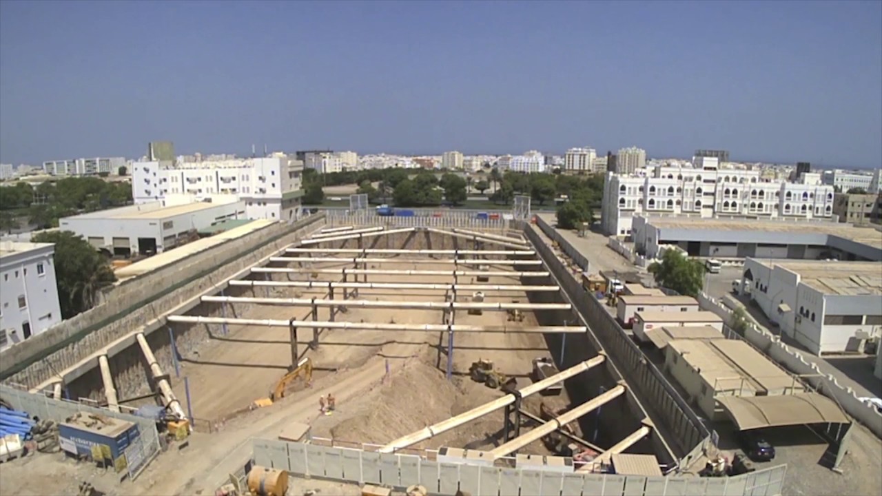 Secant Piled Wall & Strutting System