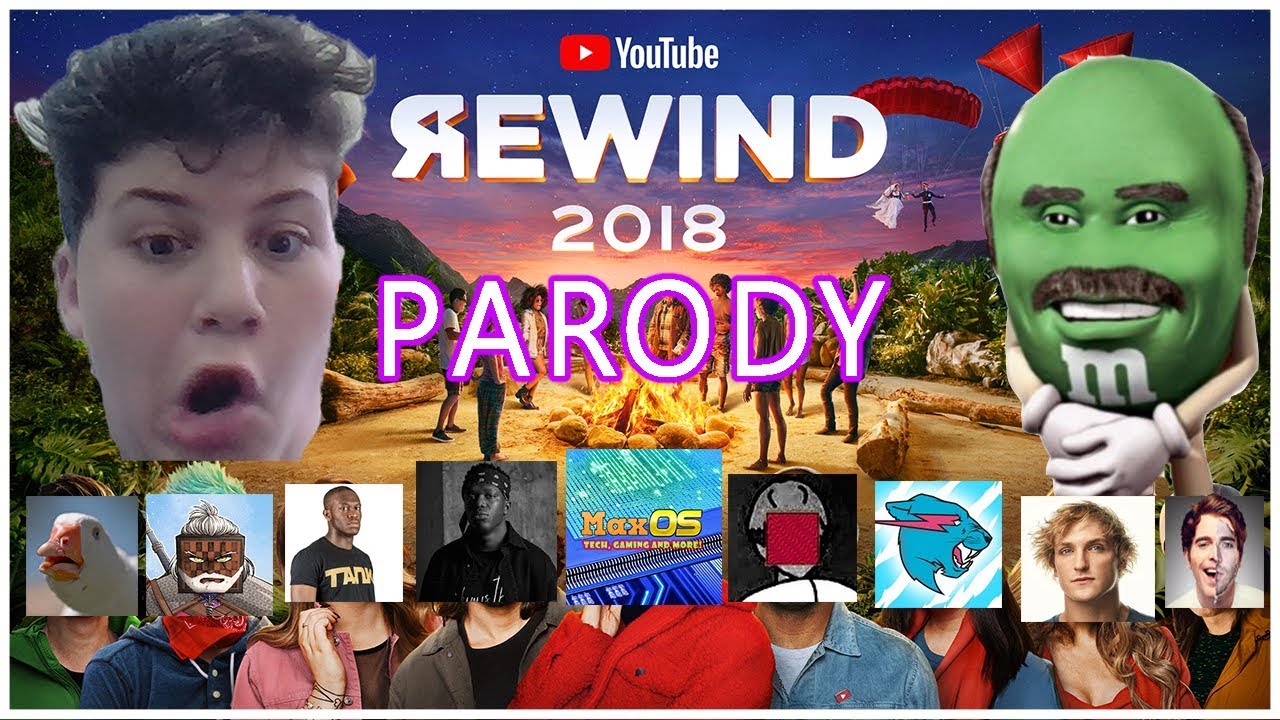 YOUTUBE REWIND 2018 BUT IT'S SOMEWHAT DECENT. YOUTUBE REWIND 2018 PARODY!!!!