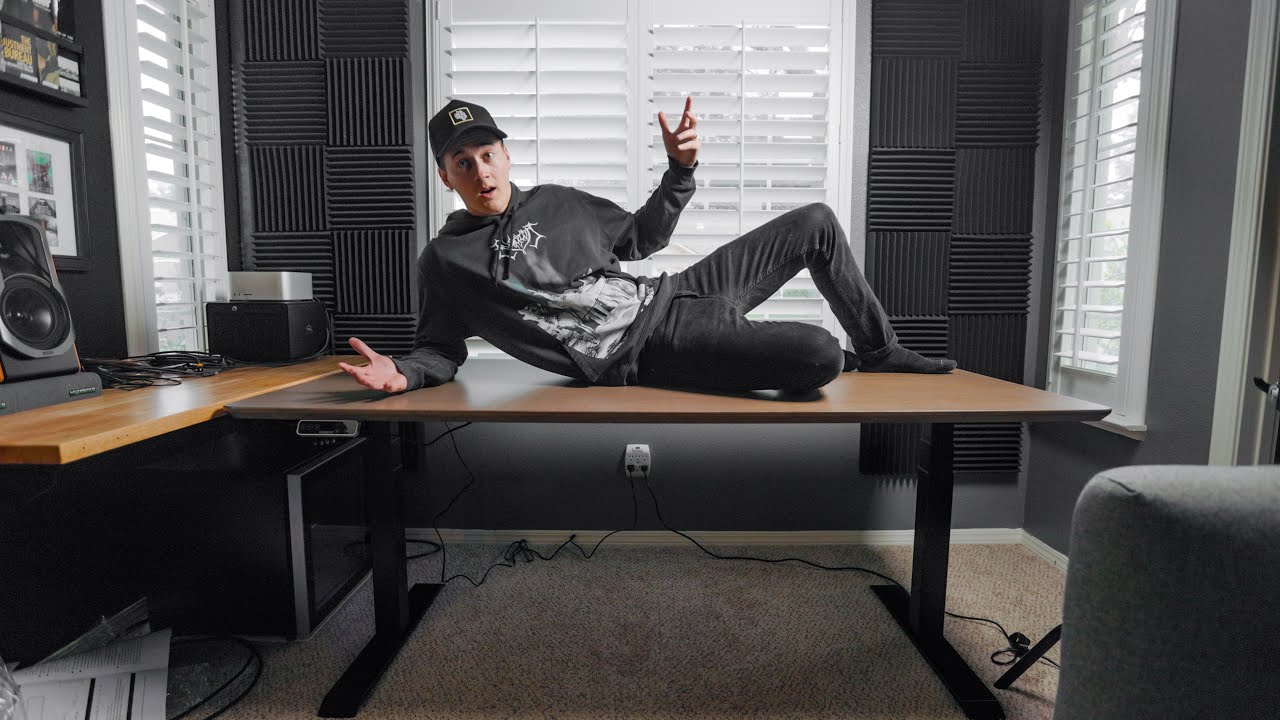 My New Desk Setup! Flexispot E7 unboxing & review