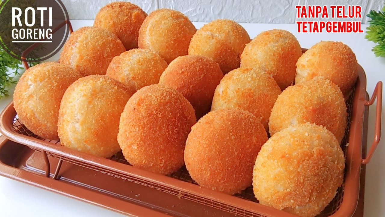 RESEP ROTI GORENG KRISPI DILUAR LEMBUT DIDALAM ISI COKLAT RASANYA ENAK BANGET