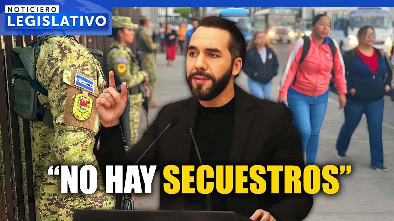 Presidente Bukele aclara que no existen secuestros en el pa&iacute;s | Noticiero Legislativo -26 enero 2026