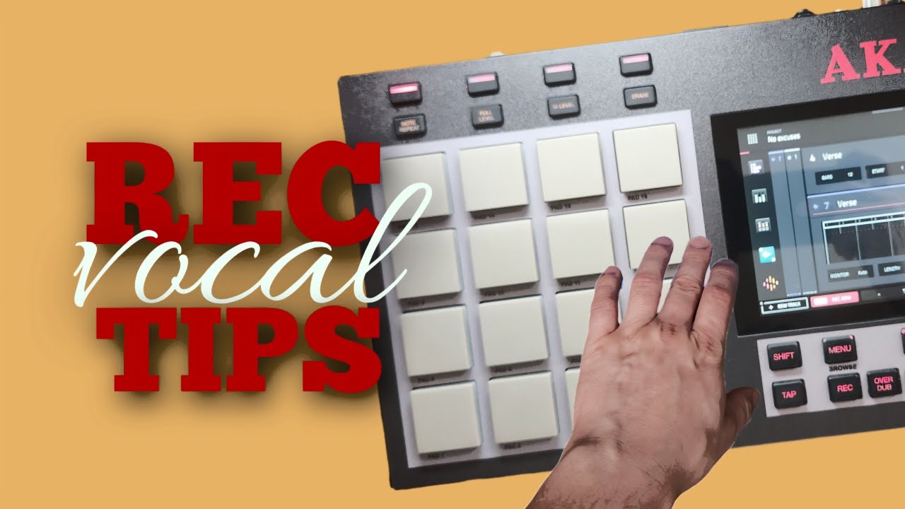 MPC 3 Beginner VOCAL CHAIN RECORDING Tips