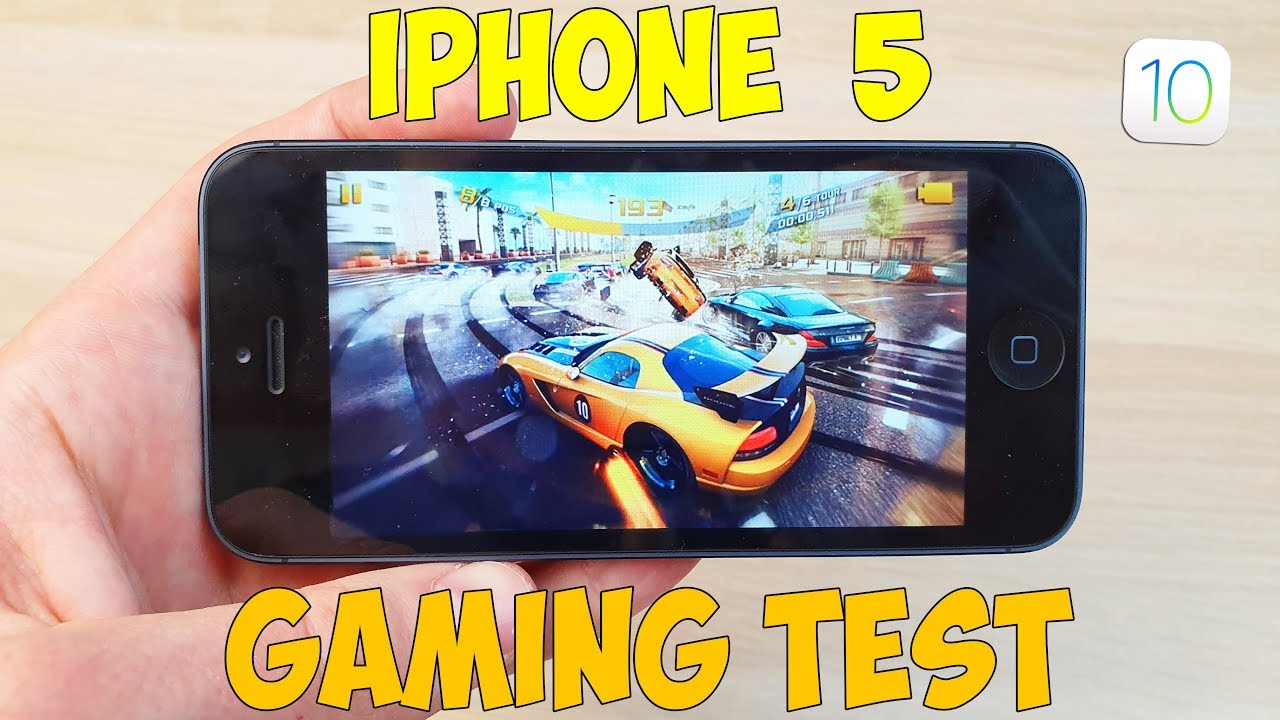 IPHONE 5 iOS 10.3.3 - GAMING TEST (2019)