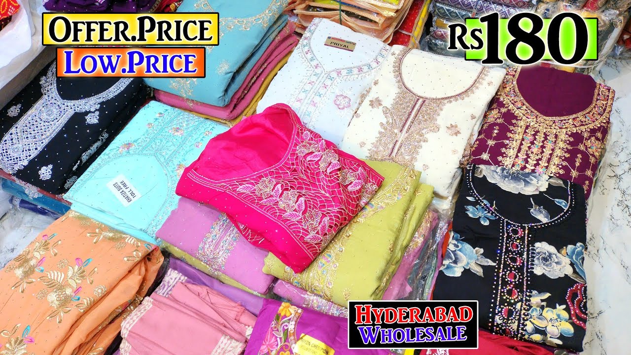 Hyderabad Wholesale Offer Price Low Price Fancy Variety 🚚All India Delivery🚚 180.Rs || A1 Suit House