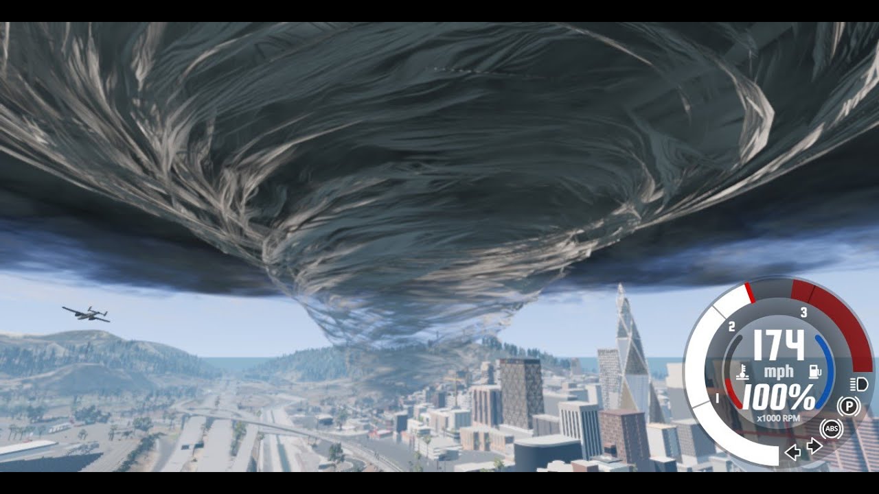 a tornado chased me!