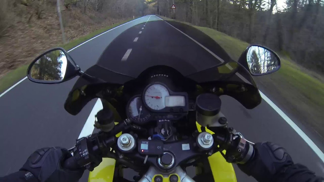 Honda vtr 1000 f with Metzeler sportec m7rr on wet and dirty road in december.