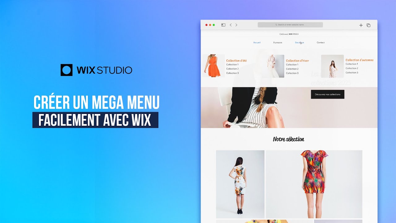 Tuto Comment créer un Mega Menu sur Wix en 2024