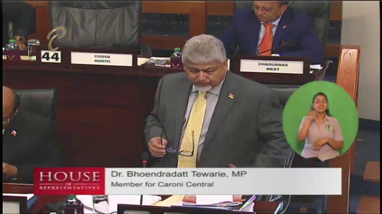 Dr.Bhoe Tewarie Budget Debate Clip 1 of 11