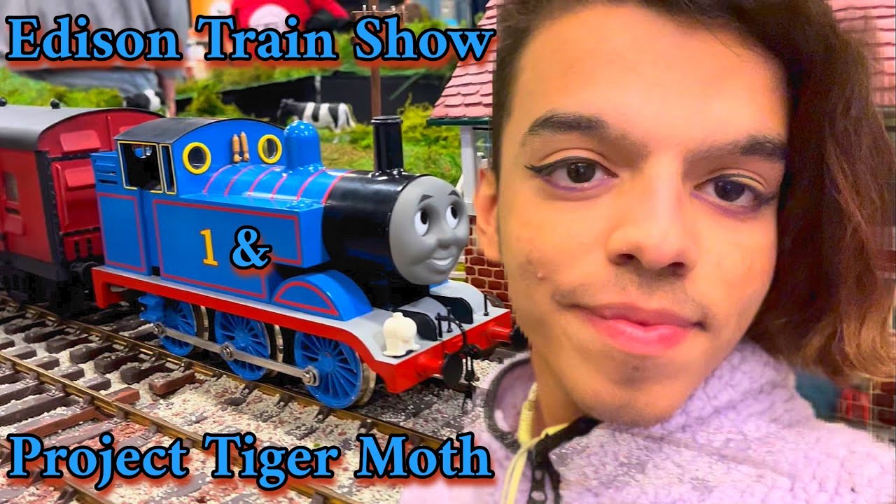 Hugo Jr’s Trip To NJ’s Edison Train Show: Watching Project Tiger Moth’s Premiere!