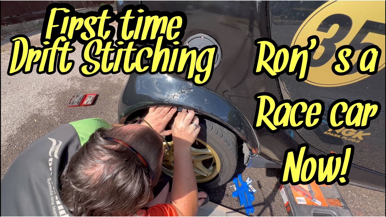 Drift Stitching for the First time ( how hard can it be) smart car 450 city coupe