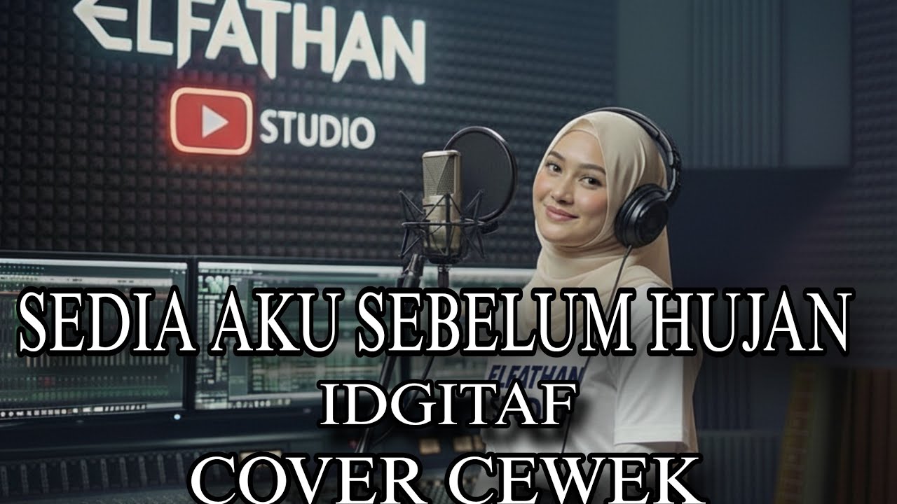 IDGITAF SEDIA AKU SEBELUM HUJAN COVER CEWEK SUARA MERDU LIRIK
