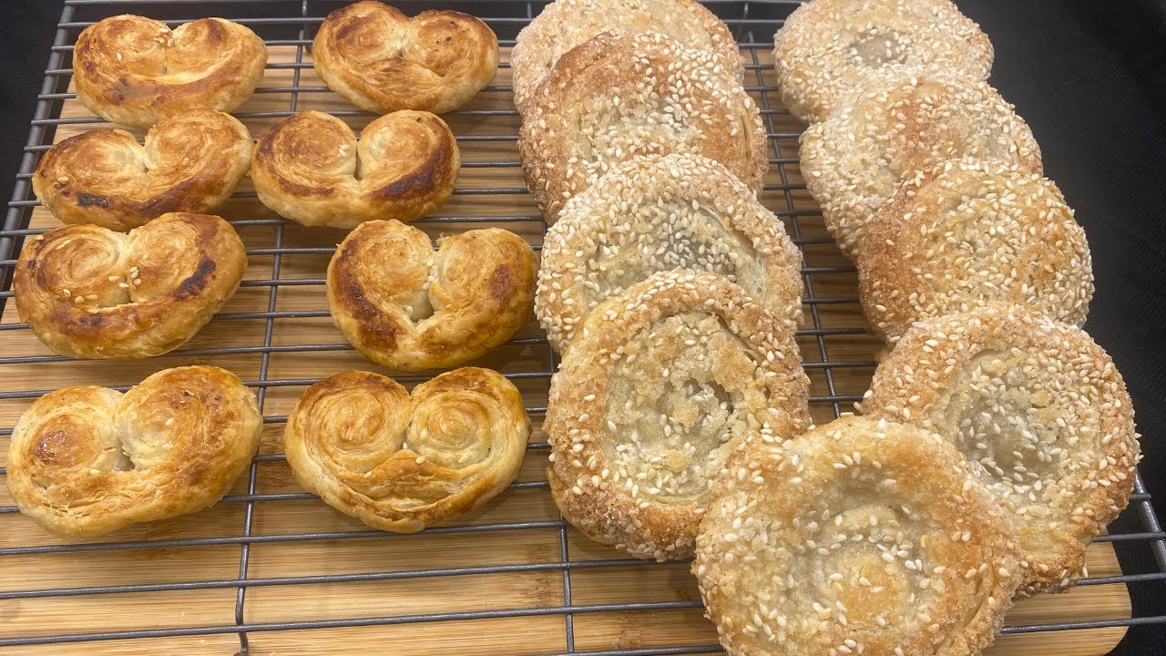 Bakar Khani & French Hearts Recipe | Crispy, Flaky Puff Pastry Snacks | Saima's Kitchen