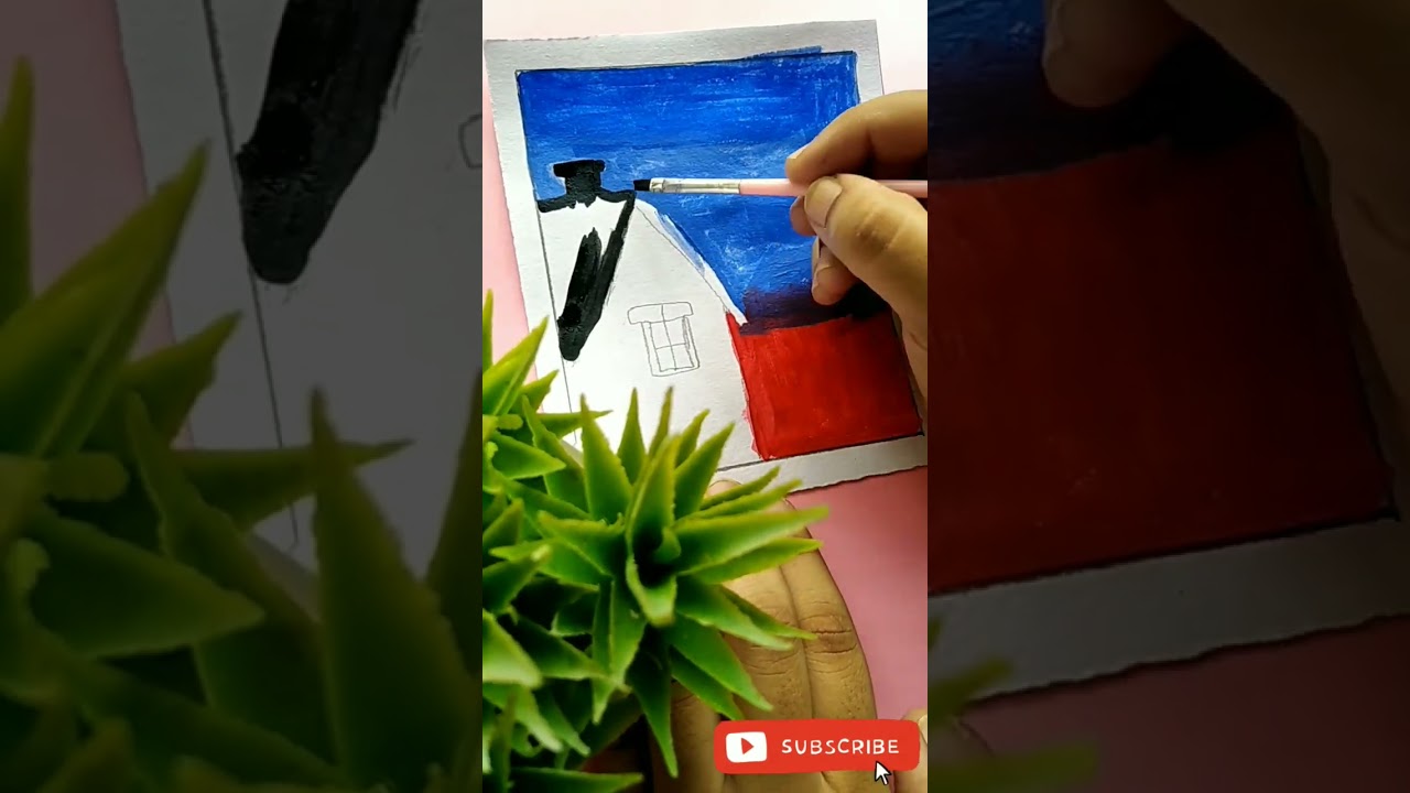 easy drawing ideas /#kuti craft and art /#shorts