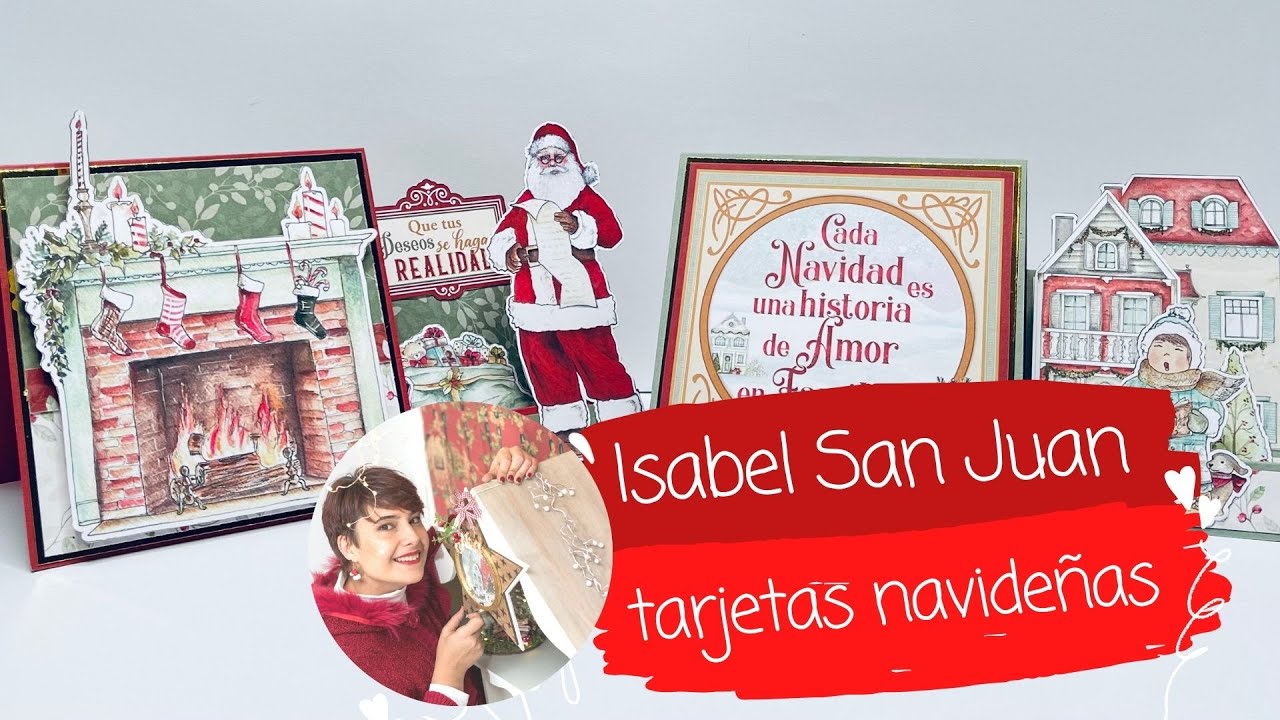 Tarjetas navideñas con papeles de Dayka Trade