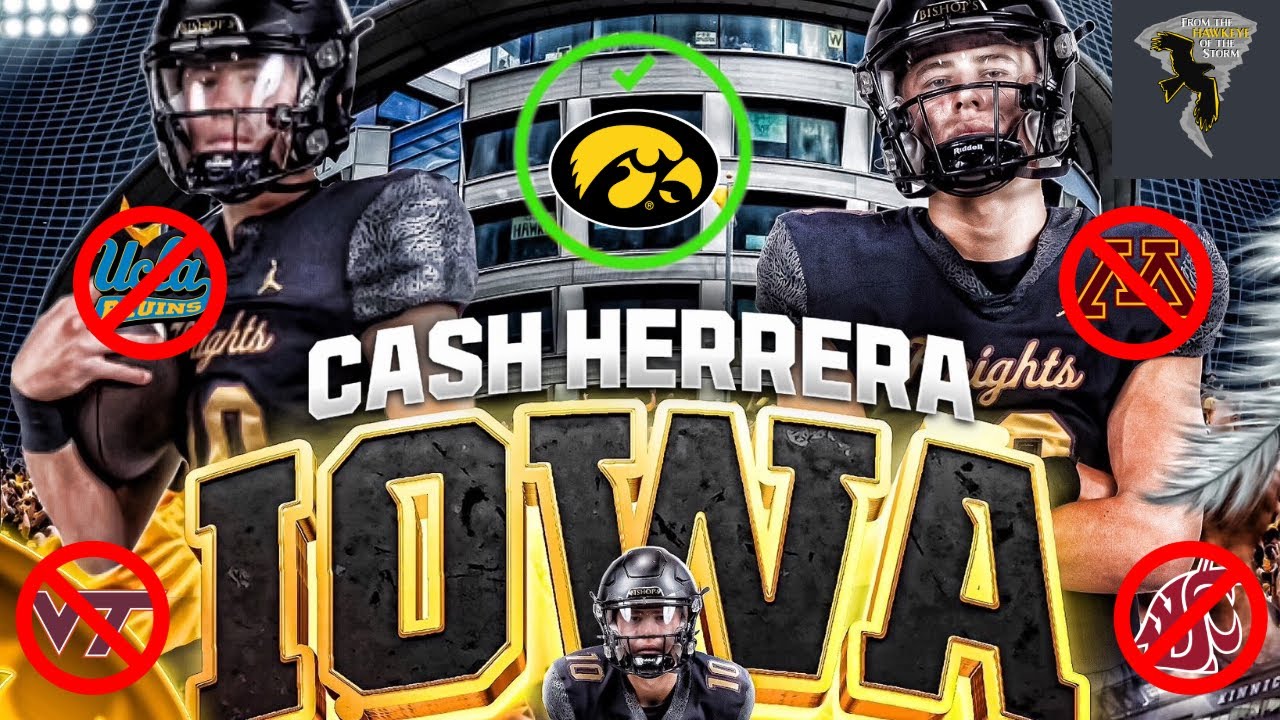 RECRUITING: IOWA FOOTBALL LANDS ITS 2026 QUARTERBACK | San Diego QB Cash Herrera commits to Hawkeyes