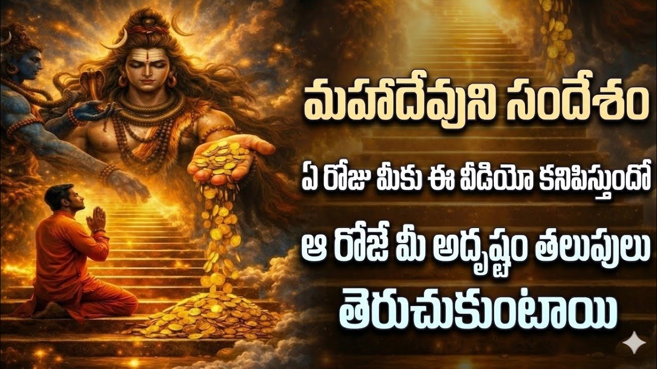 జీవితంలో 1 సారి విని వదిలేయండి 🔱 ప్రతిరోజు డబ్బులు వస్తూనే ఉంటాయి | Powerful Money Mantra