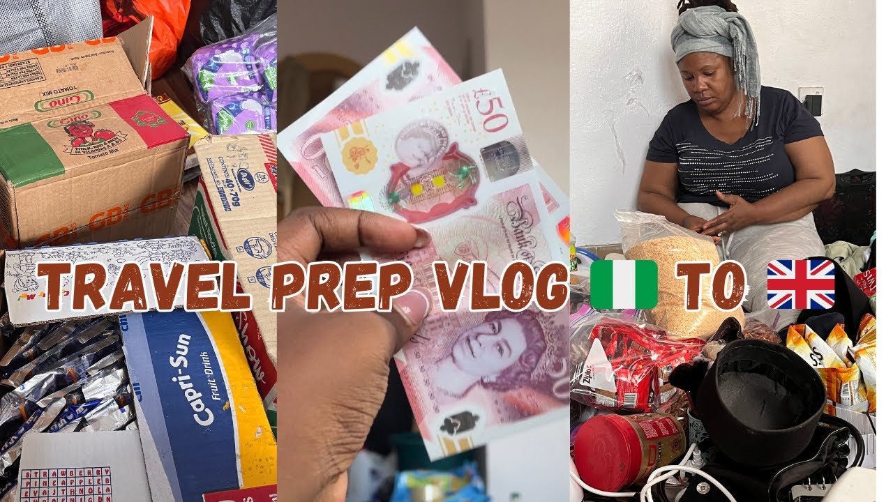 Travel Prep Vlog 3- Packing Foodstuffs | Seeing my family | Giving out my stuff | Excess Luggage