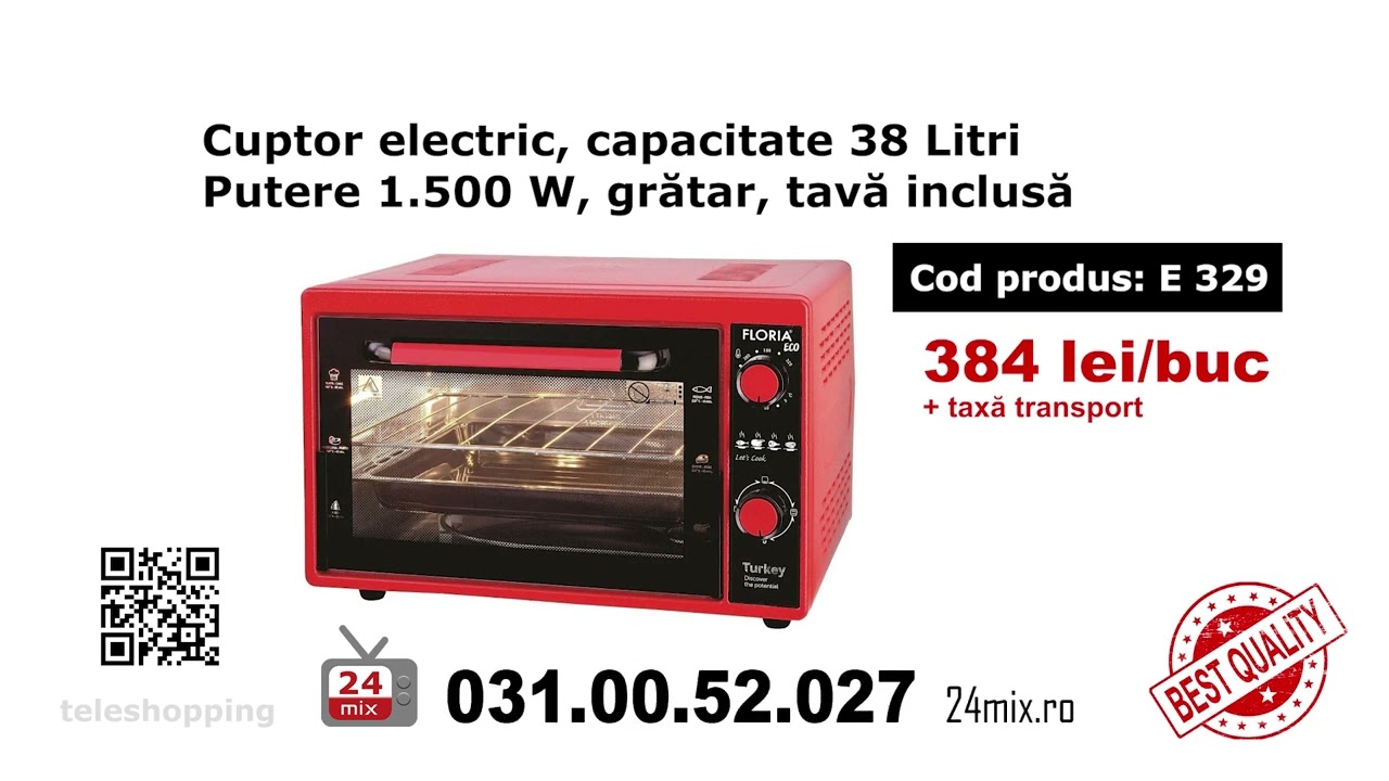 Cuptor electric 38 litri
