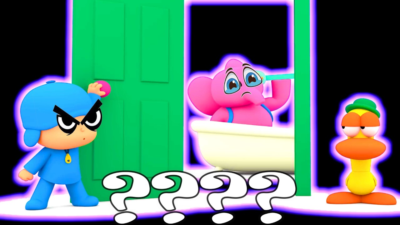 10 Pocoyo Crying ACCIDENTAL BATH-TUB!! || Sound Variations in 35 seconds