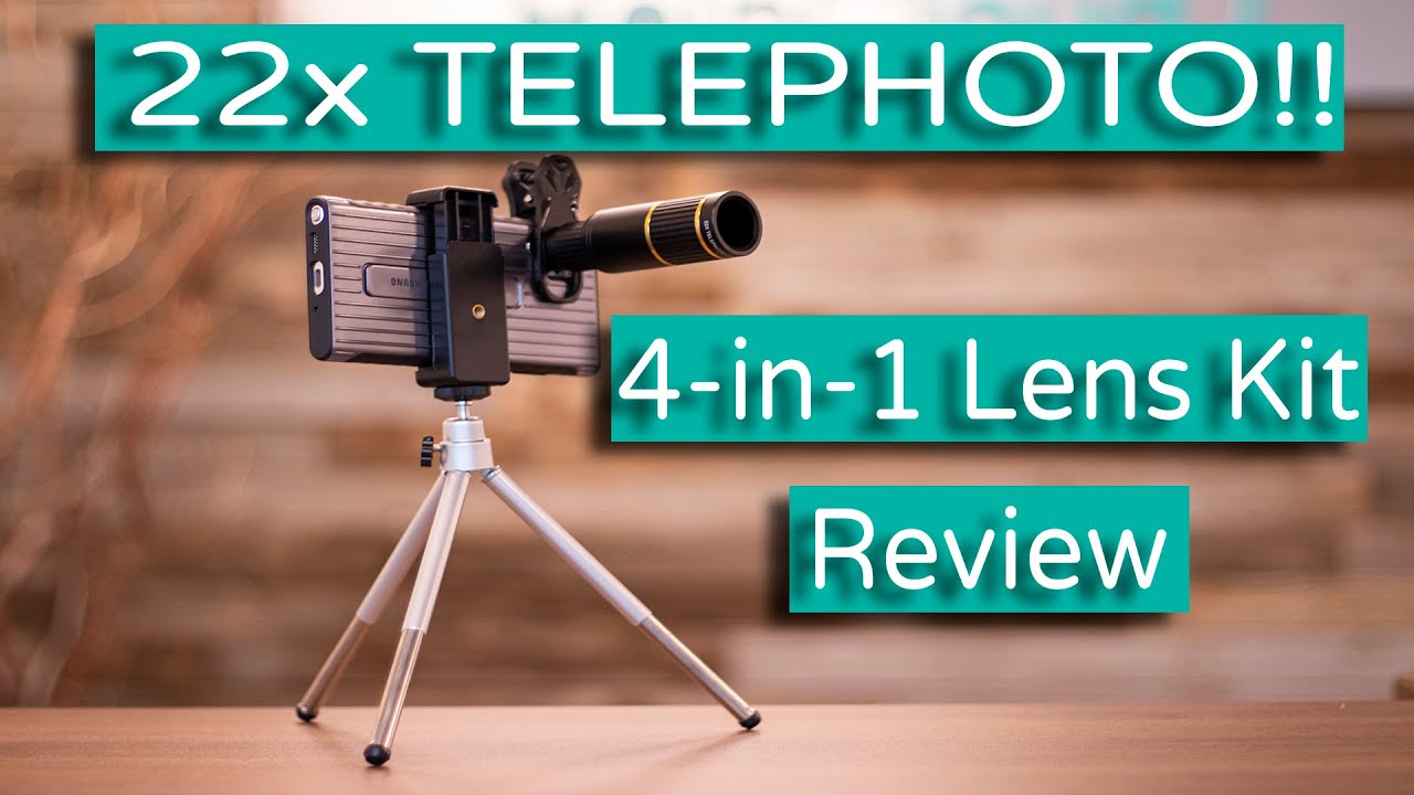 CoPedvic V3Pro 4-in-1 Camera Lens Kit, Unbox & Review
