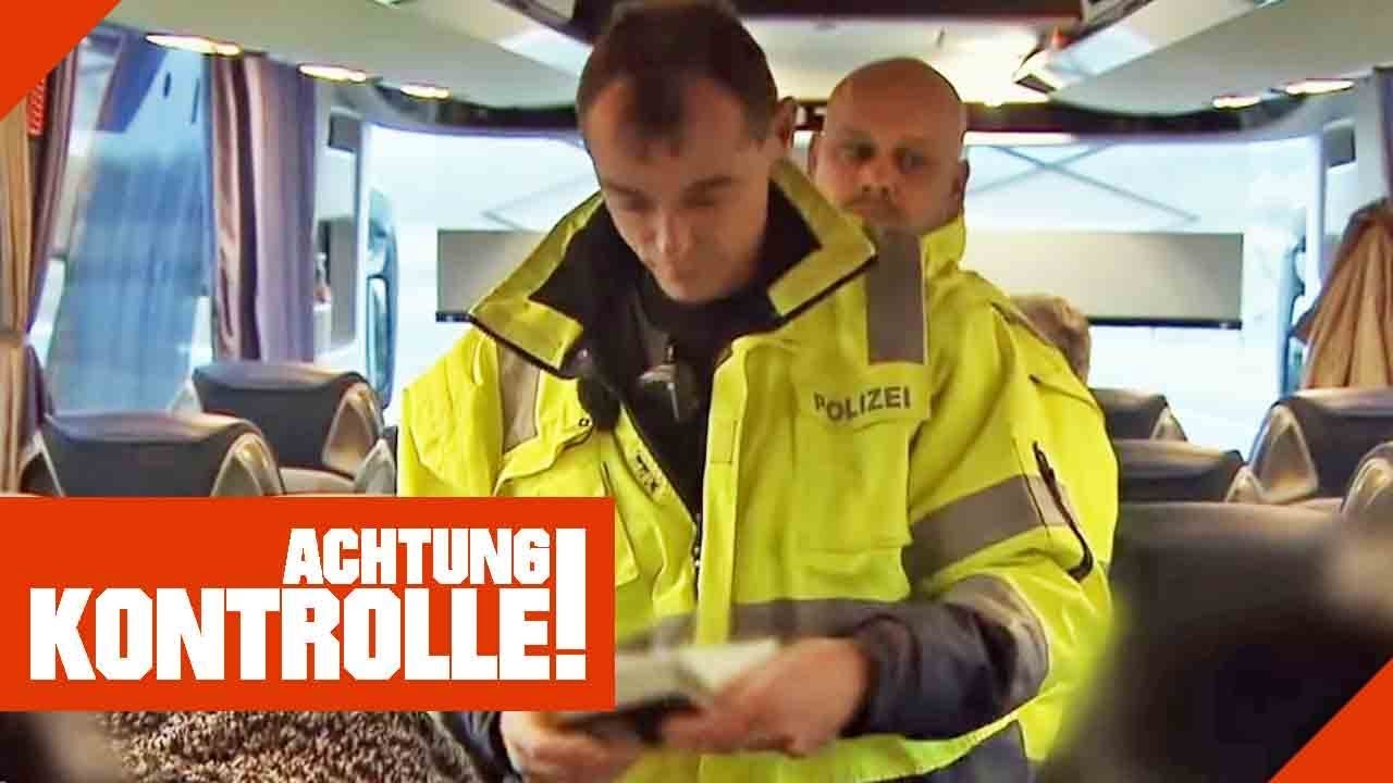 Buskontrolle an der Grenze: Was findet die Polizei? | Achtung Kontrolle | Kabel Eins