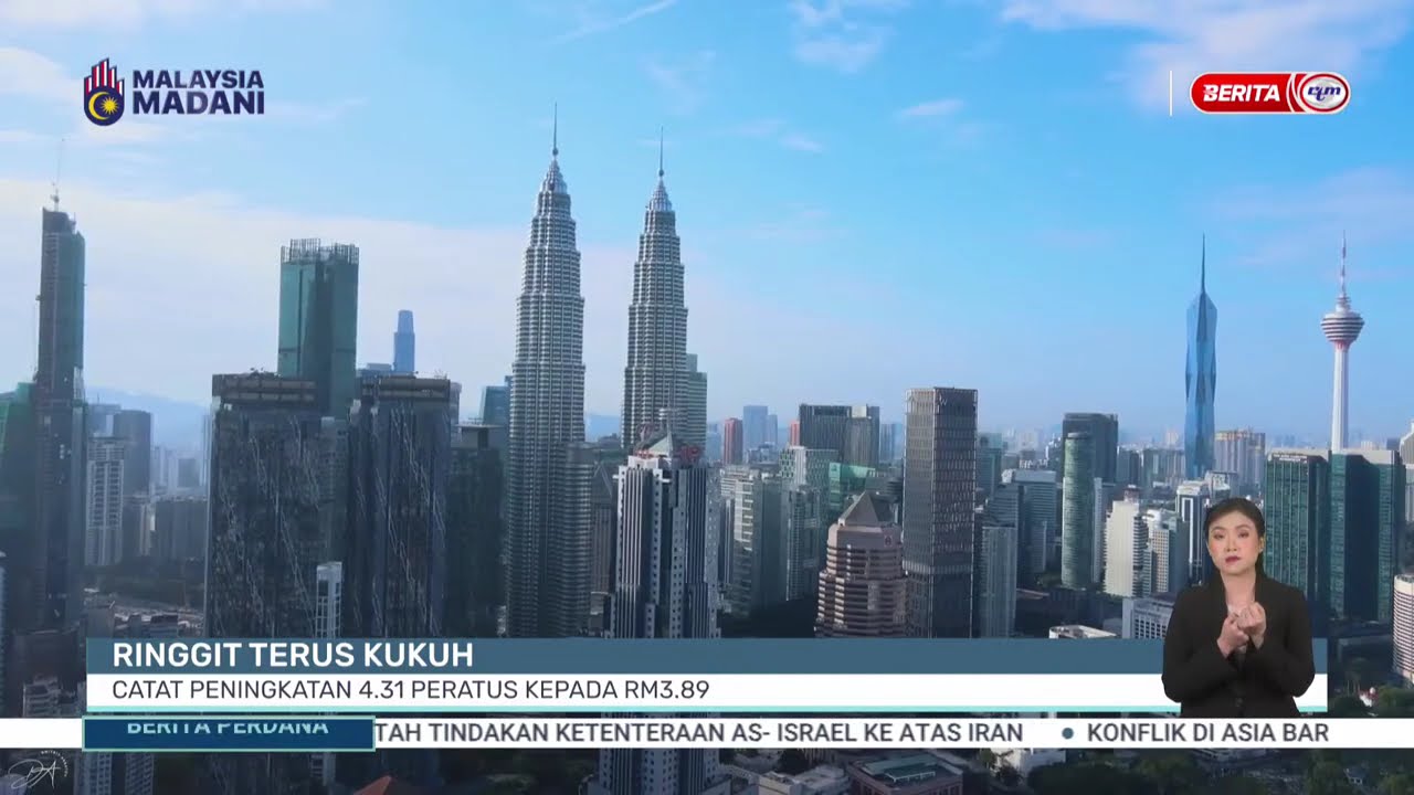 2 MAC 2026 - BERITA PERDANA - RINGGIT TERUS KUKUH: CATAT PENINGKATAN 4.31 PERATUS KEPADA RM3.89