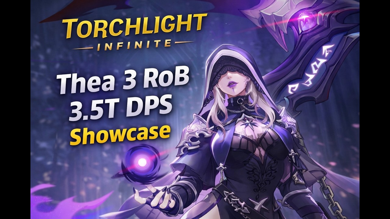 Torchlight Infinite Thea 3 Ring of Blade 3.5T DPS Showcase