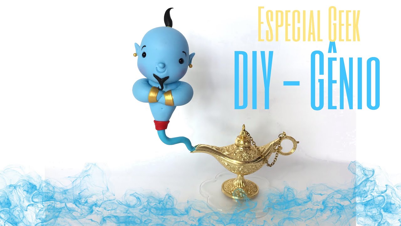 DIY - Gênio da Lâmpada de Biscuit | Especial Geek Aladdin