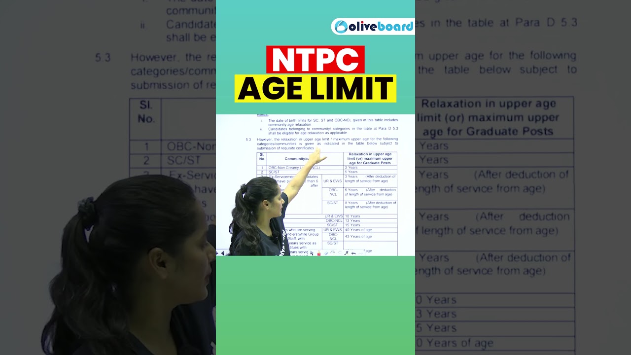 NTPC Age Limit #rrbntpc #agelimit #rrb #ntpc #trending #viralshort