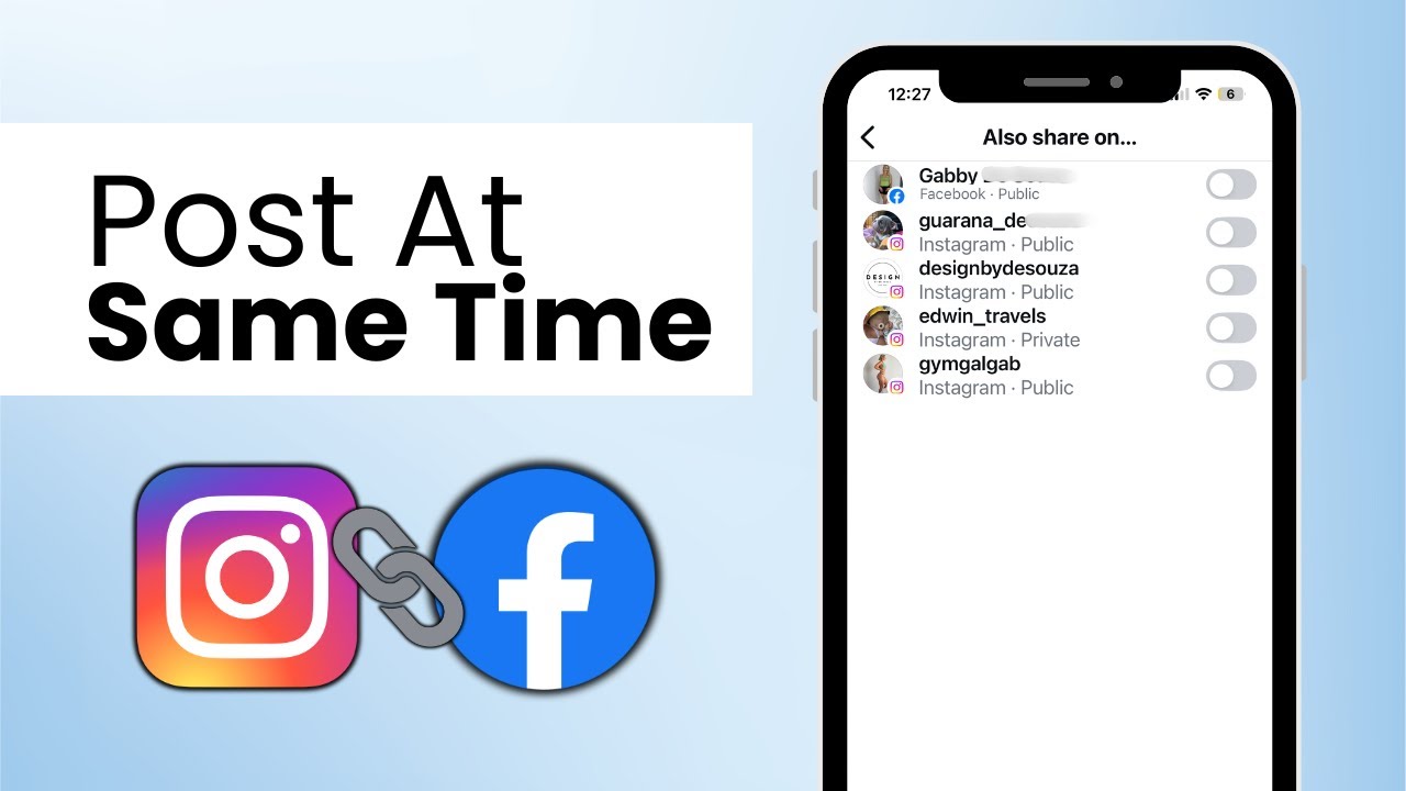 How To Post On Facebook & Instagram At The Same Time