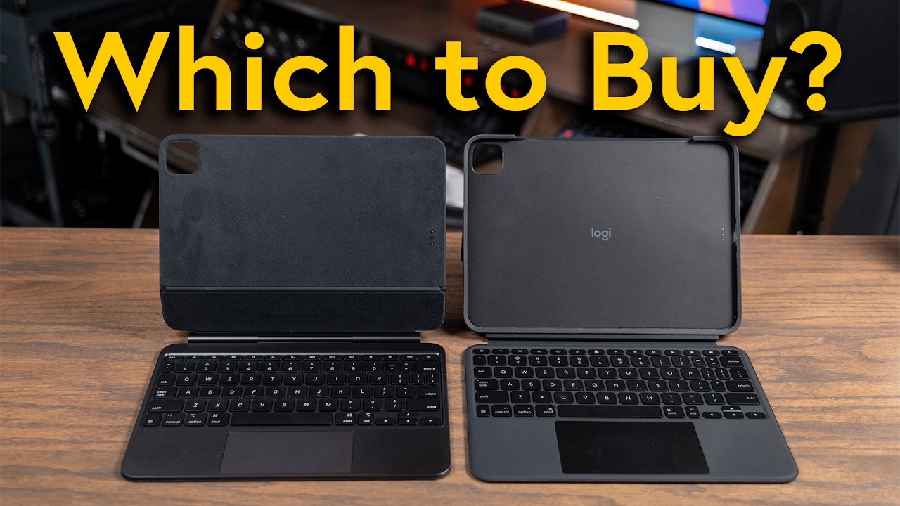 M4 Apple iPad Pro Magic Keyboard vs Logitech Combo Touch
