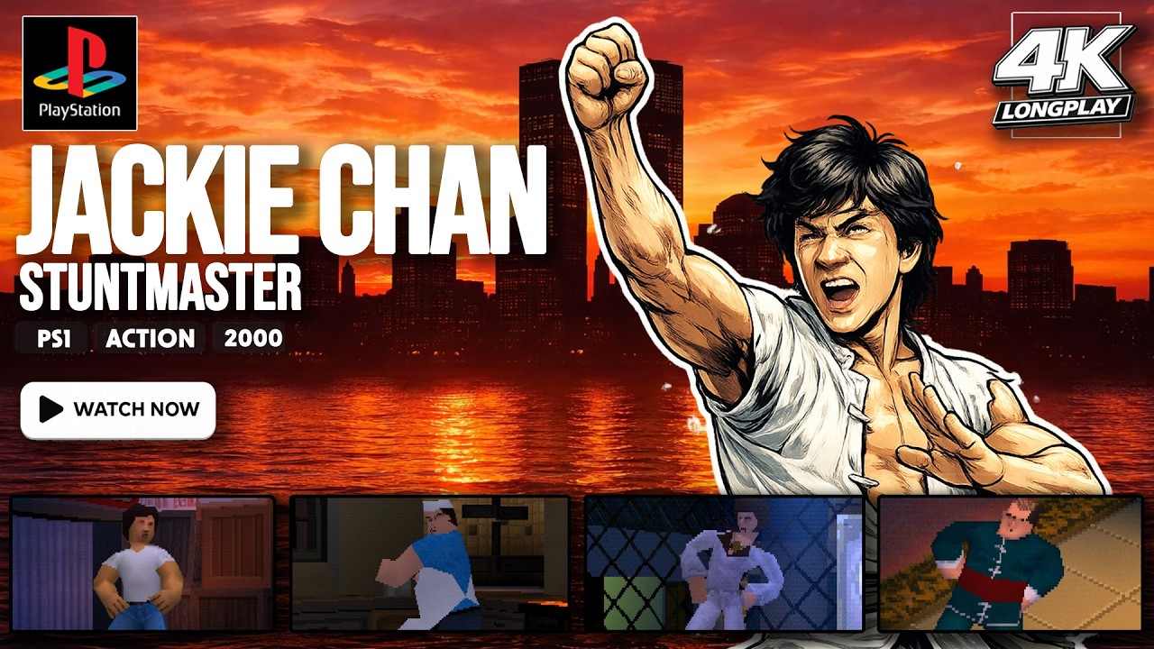 [PS1 Longplay] Jackie Chan Stuntmaster | Full Game Walkthrough | 4K