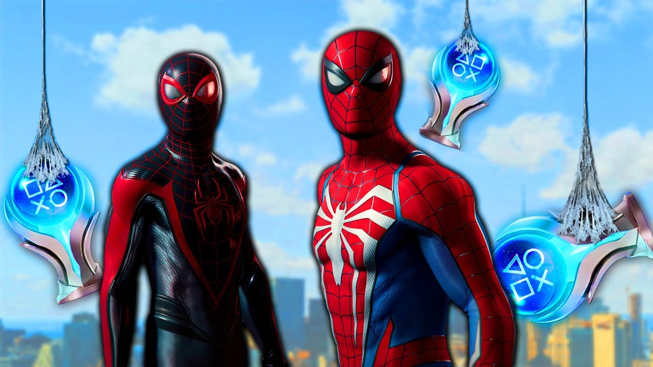 I Platinum'd EVERY Spider-Man Game & DLC Trophies TO BE GREATER!