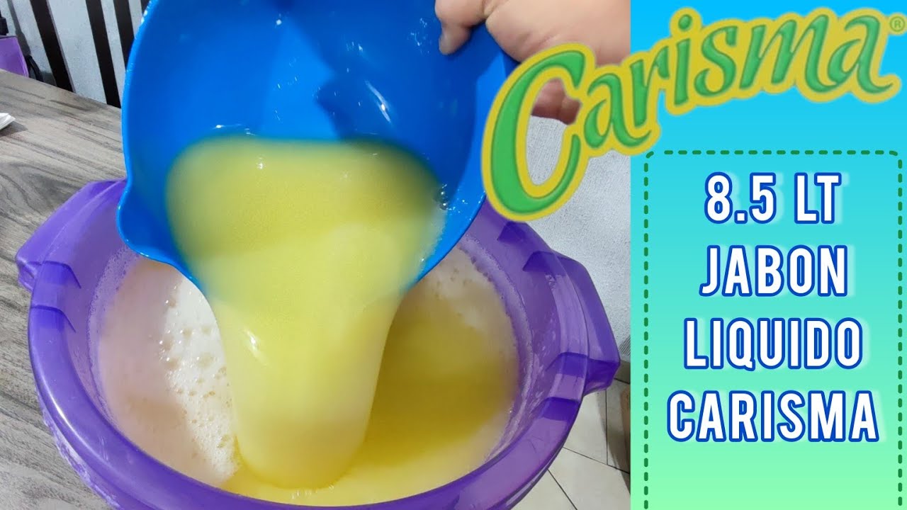 ☑️$8 Pesos el litro de jabón CARISMA💲Multiplica a 8.5 LT tu jabón carisma!