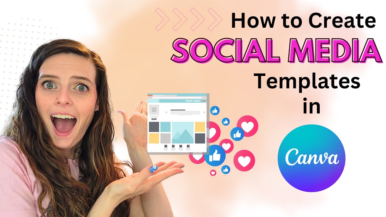 How to make Social Media Templates in Canva - ( Canva tutorials 2023 )