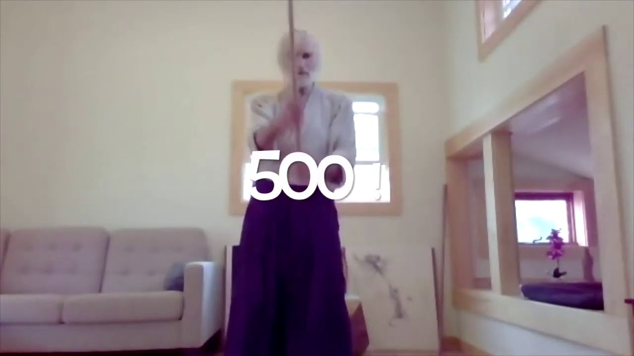 Aikido - 500 Bokken Cut-a-long