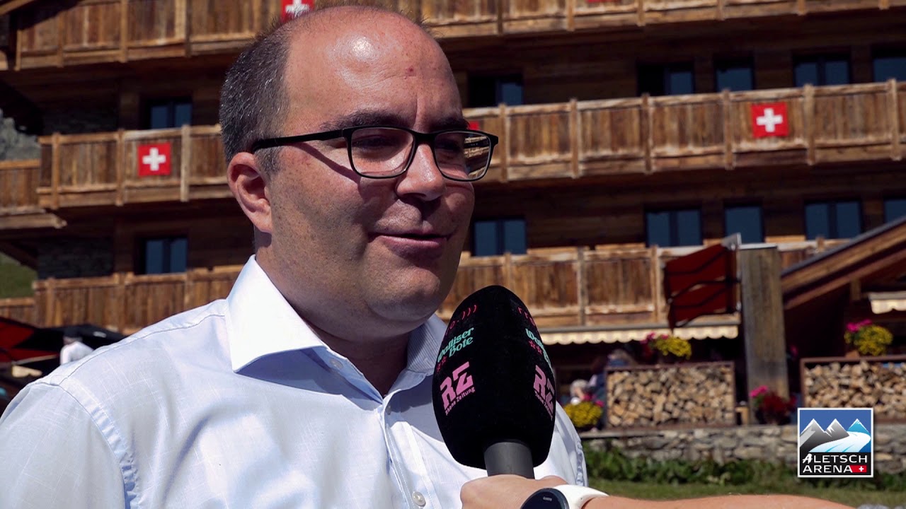 Aletsch Arena - 18.8.2019 Letzter Betriebstag Grosskabinenbahn Fiesch &ndash; Fiescheralp