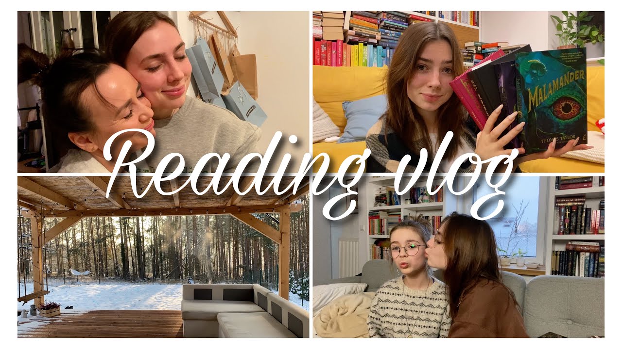 Targi książki, Malamander, prezenty, dużo czytania i świąteczny mood 📚❄️ READING VLOG
