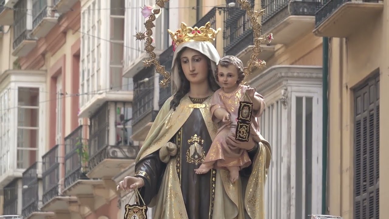 DÍAS DE PASIÓN : CARMEN DE SANTA INÉS POR PLAZA DEL OBISPO Y STRACHAN ( MÁLAGA ) 2025