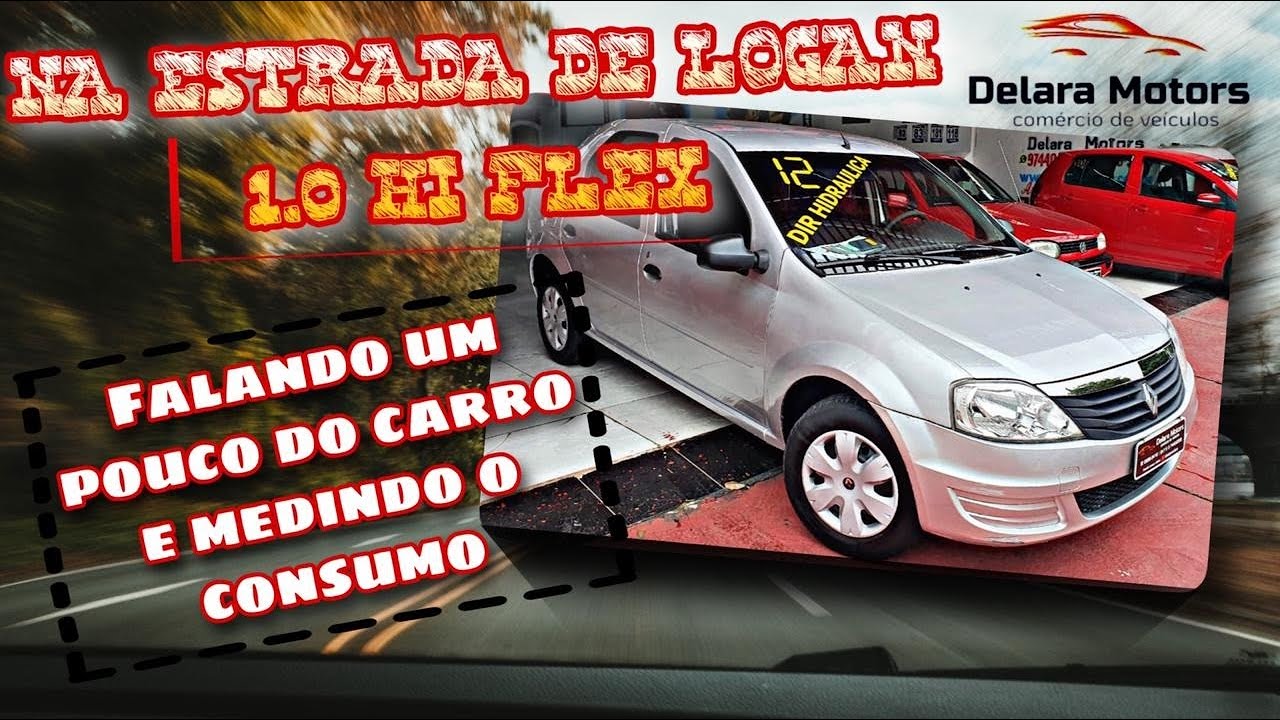 Na estrada de Logan Authentique 1.0 Hi Flex