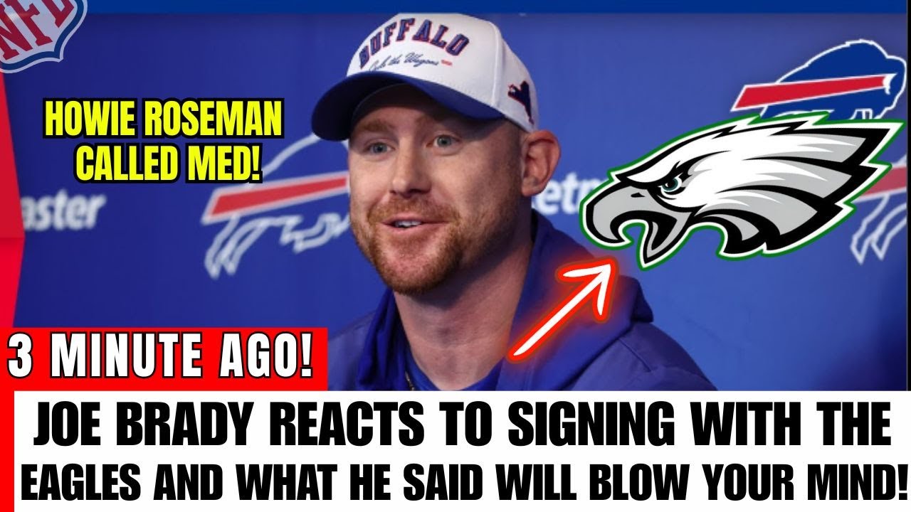 🚨YOU WON'T BELIEVE WHAT JOE BRADY ABOUT SIGNING AS DEFENSIVE COORDINATOR WITH THE EAGLES