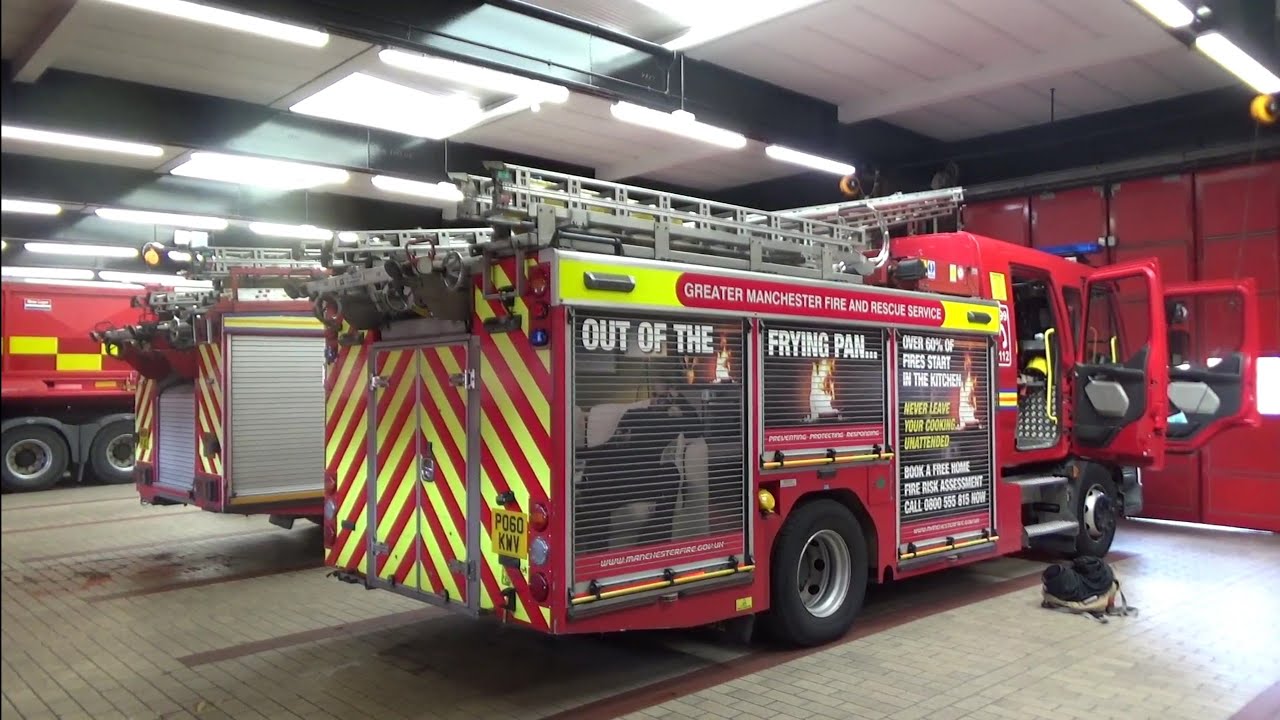 [LIFE-RISK-TANNOY] GMFRS Bolton Central Fire Station LIFE-RISK Turnout Tannoy Demonstration