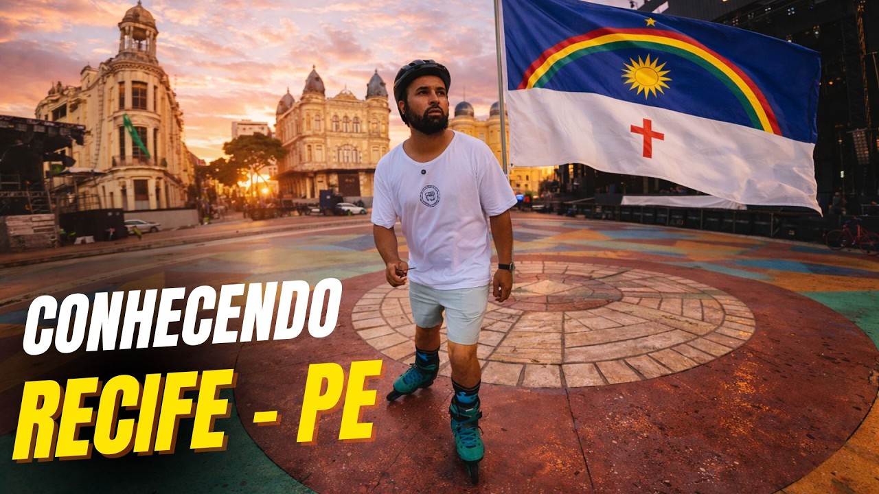 CONHECENDO RECIFE E SUA NOVA ORLA DE BOA VIAGEN - PERNAMBUCO PATINAÇÃO