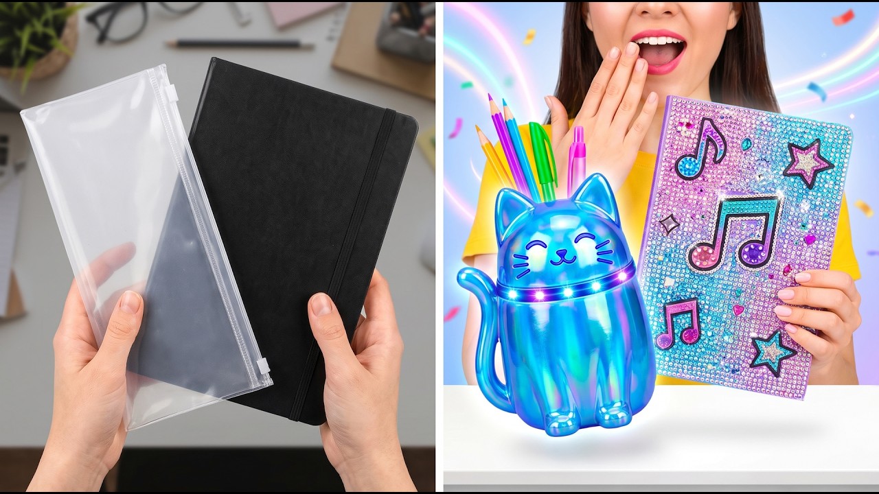 Вау! Я Превратил Свои Школьные Принадлежности в K-Pop 😲✨ Реально Крутые DIY Поделки