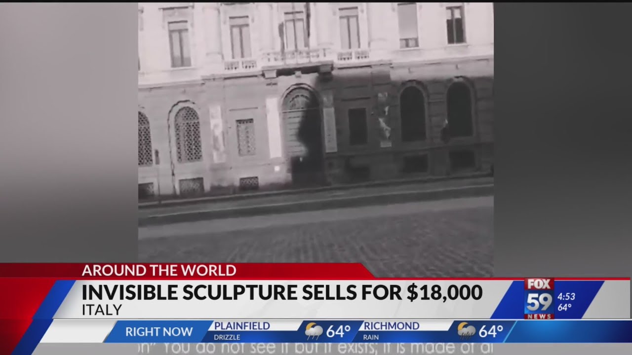French artist sells invisible sculpture