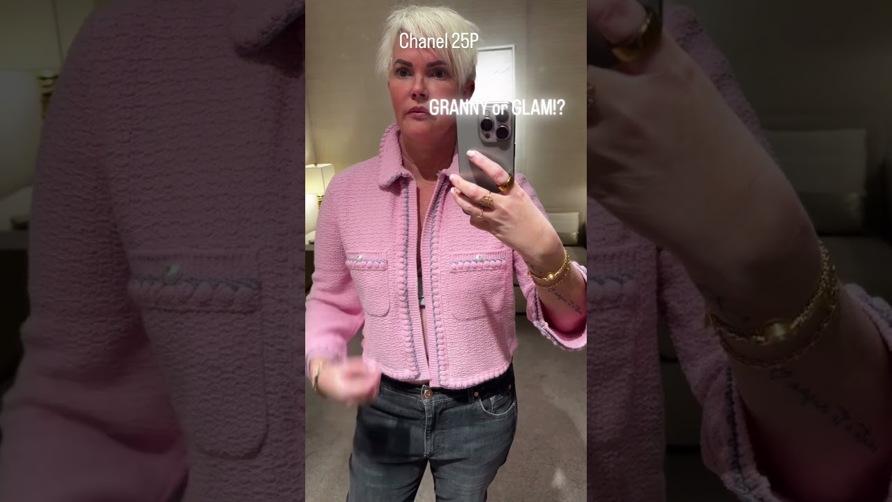 Chanel 25P Pink Jacket GLAM or GRANNY!? Pre Collection Spring Summer 2025