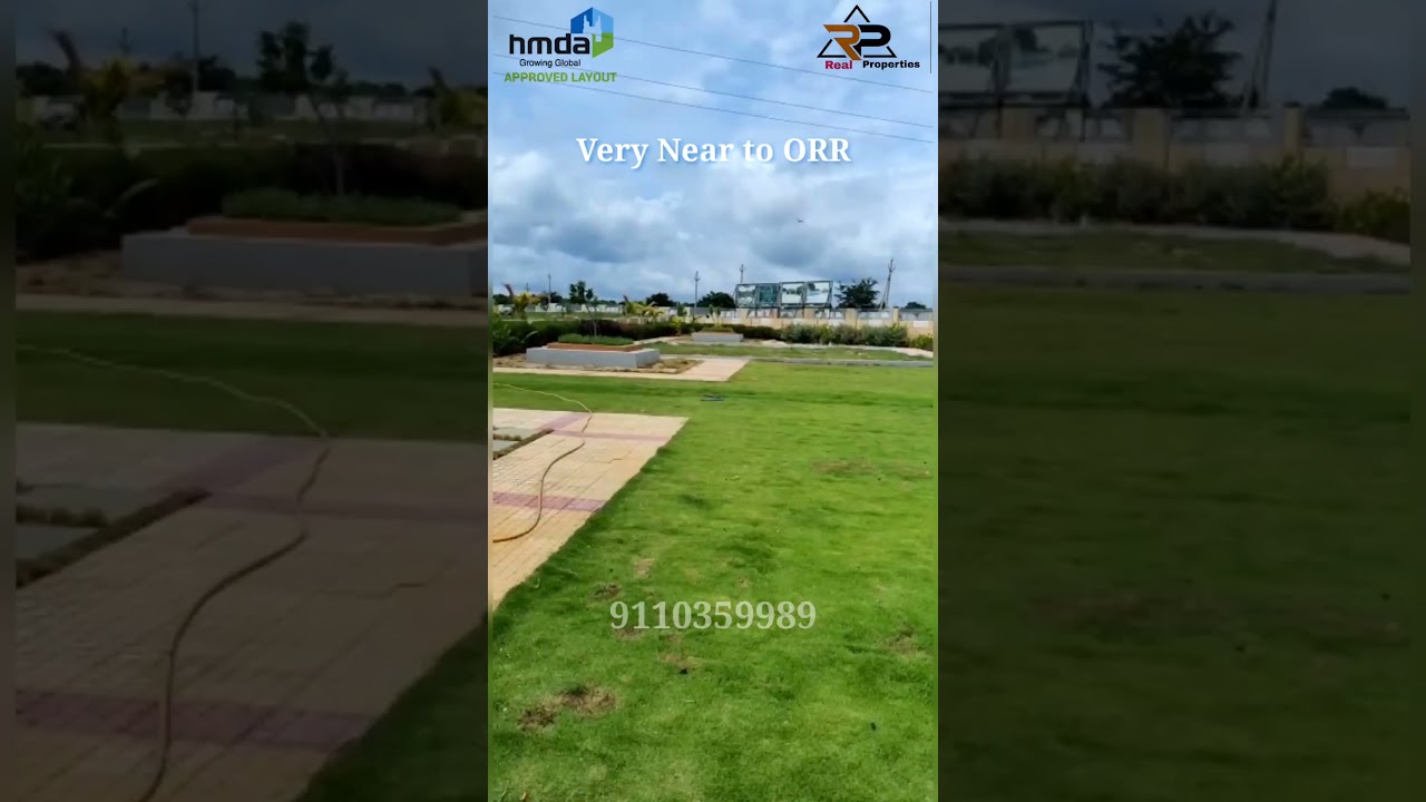 HMDA Approved Open Plots Sale - Gudoor - 10,999/- Sq Yard. Near ORR | Gated Community