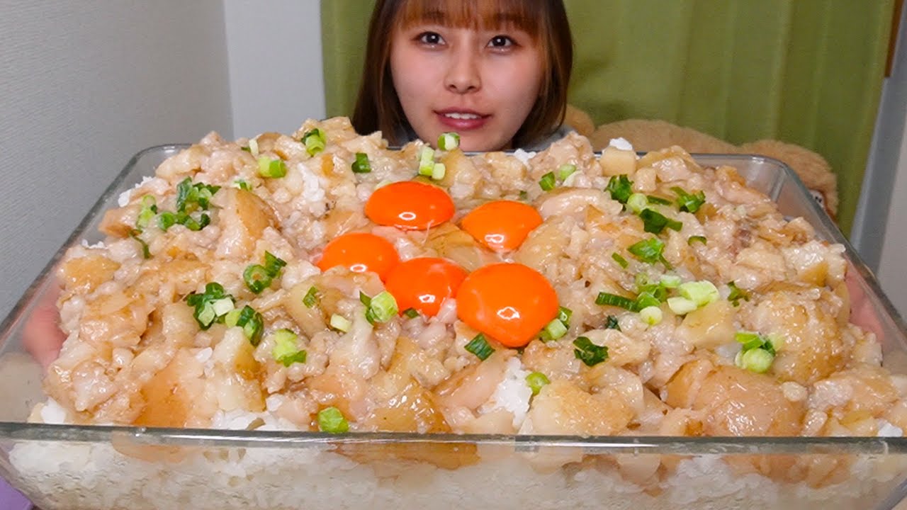 【大食い】背脂丼