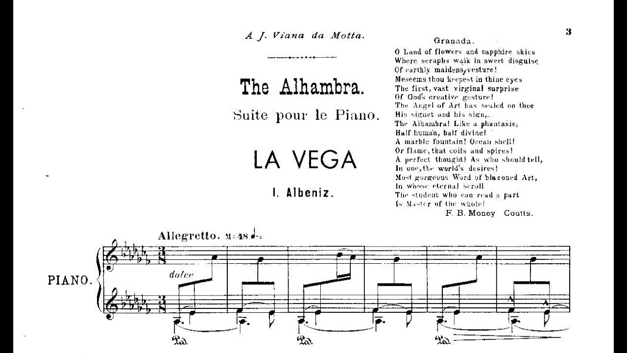 Isaac Alb&eacute;niz: La Vega (1897)